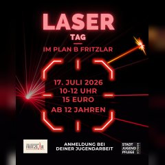 Laser Tag im Plan B Fritzlar am 17.07.2026 Laser Tag im Plan B Fritzlar am 17.07.2026
