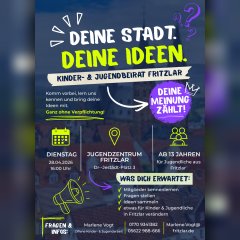 Deine Stadt - Deine Idee: Kinder- und Jugendbeirat