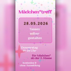 Mädchentreff 28.05.2026