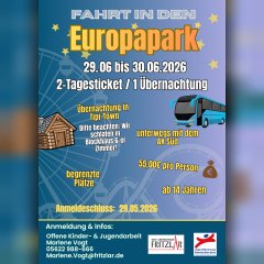 Fahrt in den Europapark