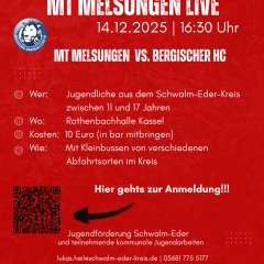 MT Melsungen live am 14.12.25 MT Melsungen live am 14.12.25