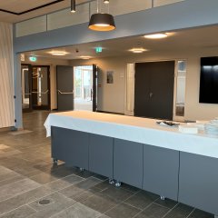 Buffetbereich im Foyer