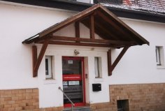 Eingang zum Familienzentrum