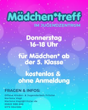 Mädchen*treff - 1 Mädchen*treff - 1