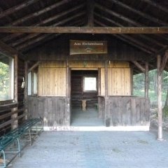 Grillhütte Innenansicht