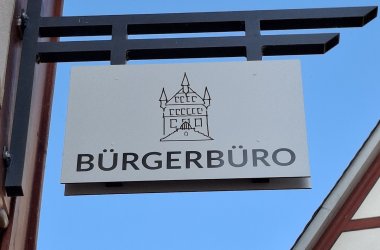 Schild Bürgerbüro