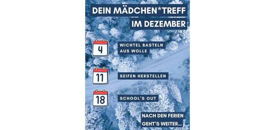 Mädchen*treff im JUZ - Termine im Dezember 2025