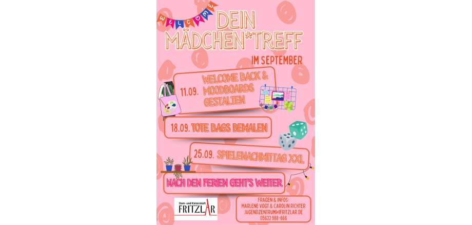 Dein Mädchen*treff im September 2025