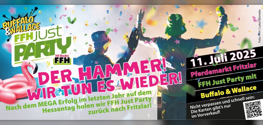 Veranstaltungsplakat FFH-Party