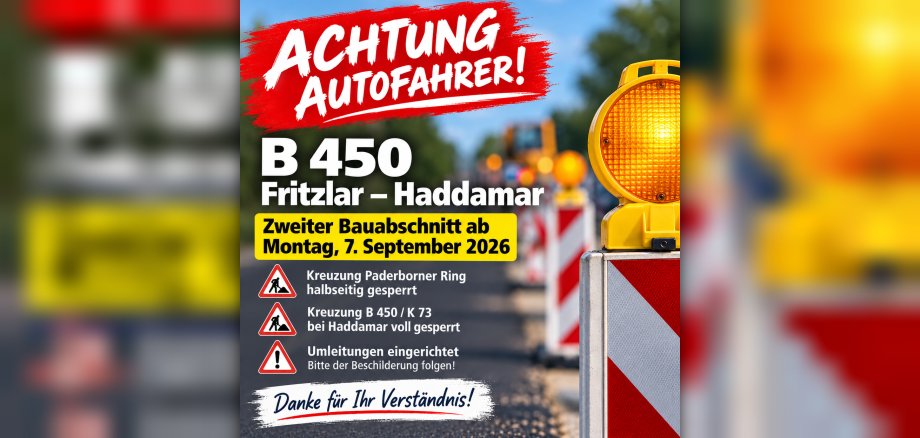 Bauarbeiten B 450